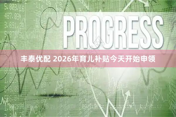 丰泰优配 2026年育儿补贴今天开始申领